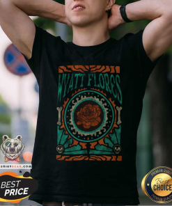Rose And Skull Wyatt Flores T-shirt