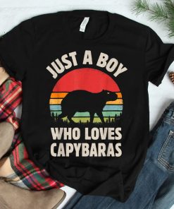 Capybara Just A Boy Who Loves Capybaras Shirt