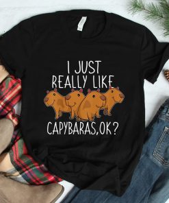Capybara Lover Kids Women Cute Capybara Shirt