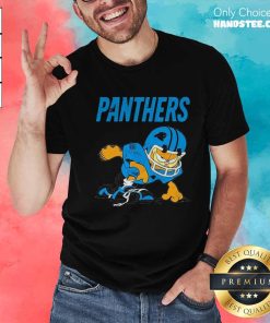 Carolina Panthers Garfield Cat Grumpy Football Player 2024 T-shirt