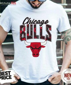 Chicago Bulls Red Tri-Ball T-shirt