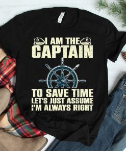 Cool Boat Captain Boating Pontoon Boat Owner Shirt