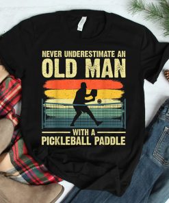 Cool Pickleball Grandpa Pickleball Player Shirt