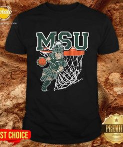 MSU Basketball Sparty T-shirt
