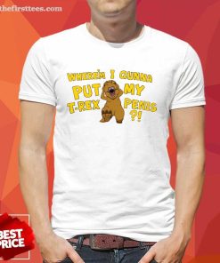 Nuclear Bubble Wrap T-rex T-shirt