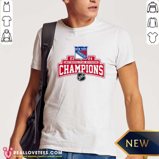 New York Rangers 23-24 Metropolitan Division Champions T-shirt
