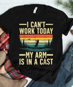 Fishing Fisherman Arm Cast Fish Hunting Shirt