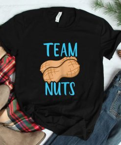 Gender Reveal Team Nuts Boy Matching Family Baby Party Shirt