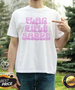 Great Flag Rifle Sabre Winterguard T-Shirt