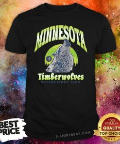 Great Minnesota Timberwolves Established 1989 T-shirt