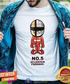 Great Scuderia Ferrari Kids 2017 Sebastian Vettel Driver T-Shirt