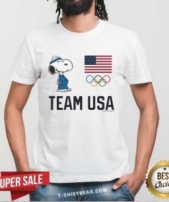 Great Snoopy Team USA Olympic T-Shirt
