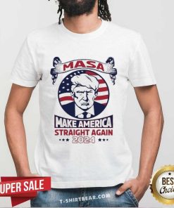 Great Trump 2024 Make America Straight Again 2024 T-shirt