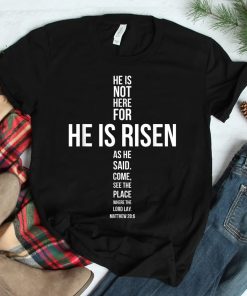 He Is Risen Sun Resurrection Easter Christian Shirt
