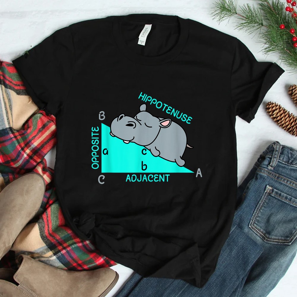 Hippotenuse Math Mathematics Teacher Joke Fun Saying Shirt Hippotenuse Math Mathematics Teacher Joke Fun Saying Shirt