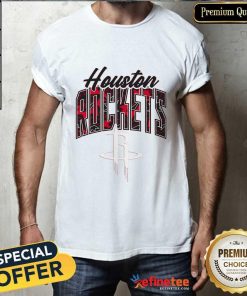 Hot Houston Rockets Red Tri-Ball T-shirt