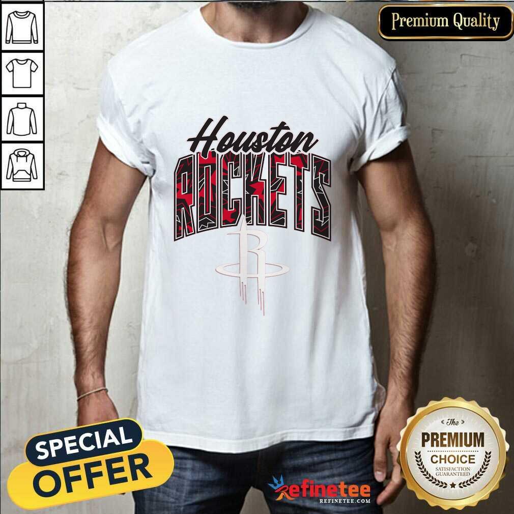Shirt Hot Houston Rockets Red Tri-Ball T-shirt