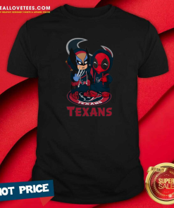 Houston Texans Marvel Wolverine Deadpool True Friends T-Shirt