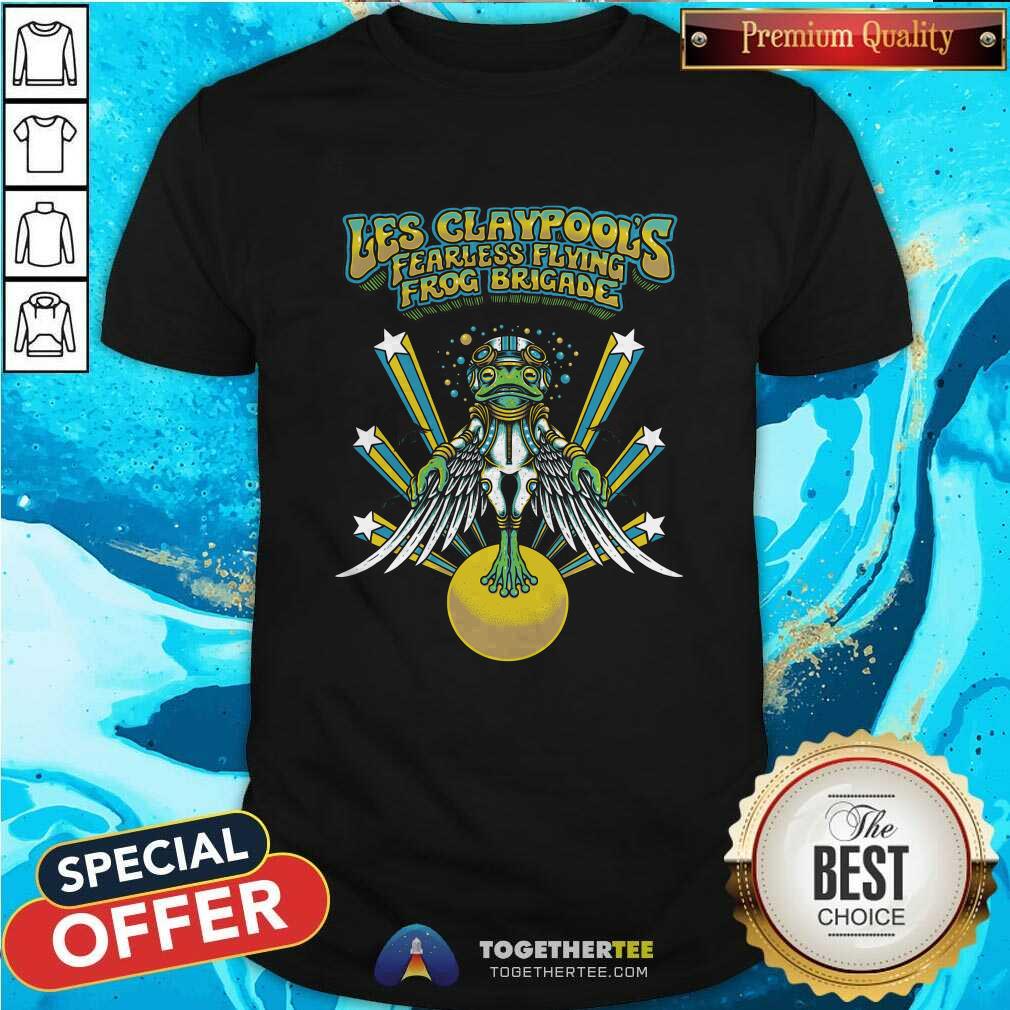 Shirt Les Claypool Fearless Flying Star Frog Brigade T-shirt