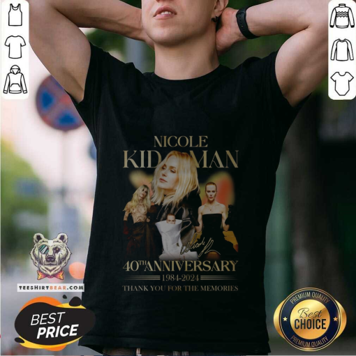 Nicole Kidman 40th Anniversary Thank You For The Memories T-Shirt