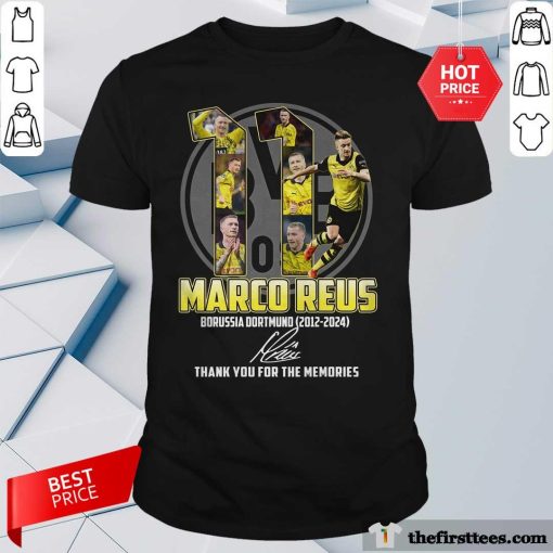 Marco Reus Borussia Dortmund 2012-2024 Thank You For The Memories T-shirt