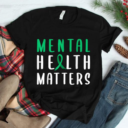 Mental Health Matters Green Ribbon Shirt