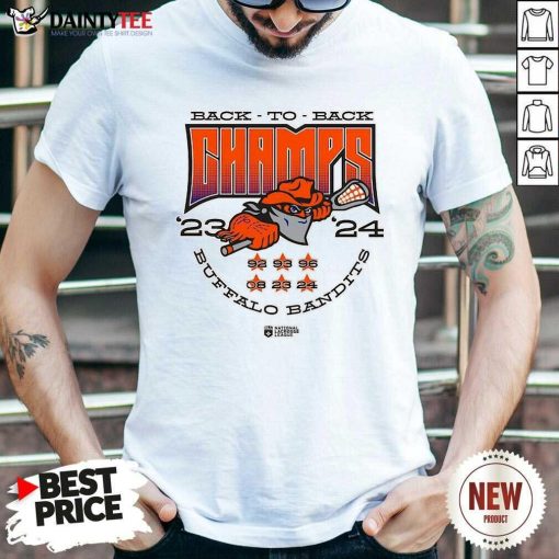Nice Back To Back Champs Buffalo Bandits NLL Championship T-Shirt