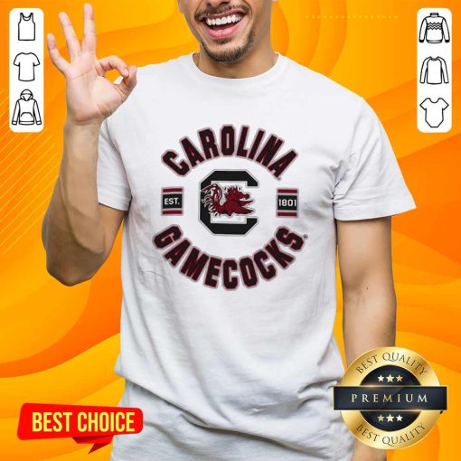 Nice Carolina Gamecocks Est 1801 T-Shirt