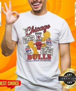 Nice Chicago Bulls Back 2 Back Champions T-shirt