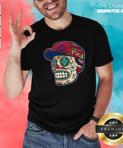 Nice Chicago Cubs New Era Sugar Skulls T-Shirt