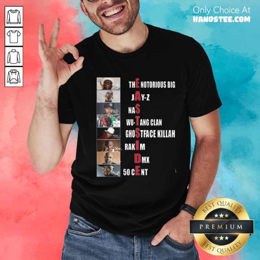 Nice Eastside Rap Gods The Notorious Big Jay-Z Wu-Tang Clan T-Shirt