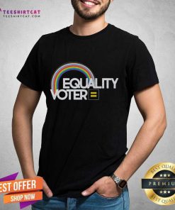 Nice Equality Voter Rainbow T-shirt