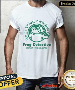 Nice Frog Detective World's 2nd Best Investigator T-Shirt