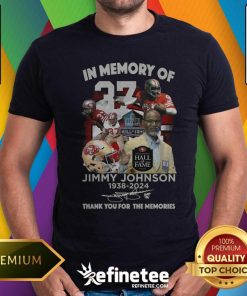 Nice In Memory Of Jimmy Johnson 1938-2024 Thank You For The Memories T-shirt