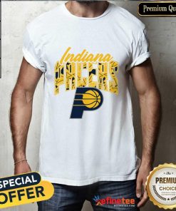 Nice Indiana Pacers Navy Tri-Ball T-shirt