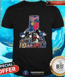 Nice Indianapolis Colts Snoopy Indiana Pacers Fever Hoosiers T-shirt