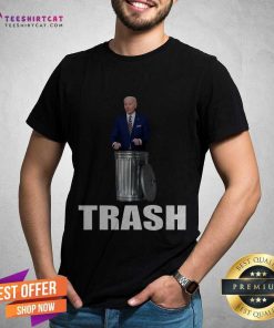 Nice Joe Biden Is Trash Active T-shirt