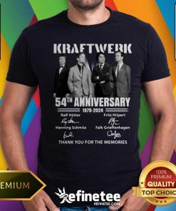 Nice Kraftwerk 54th Anniversary 1970-2024 Thank You For The Memories T-Shirt