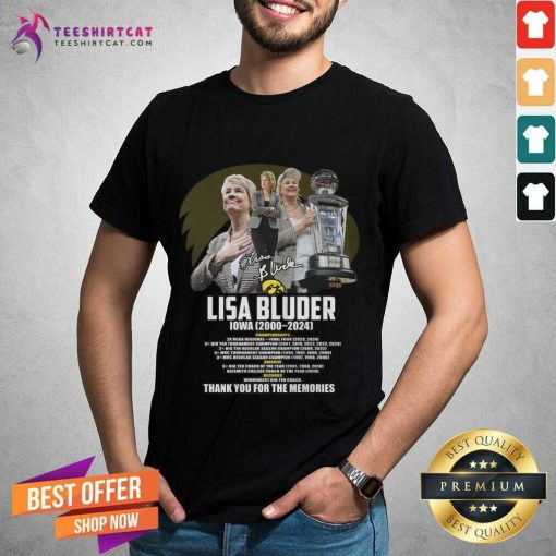 Nice Lisa Bulder Iowa 2000-2024 Thank You For The Memories T-Shirt