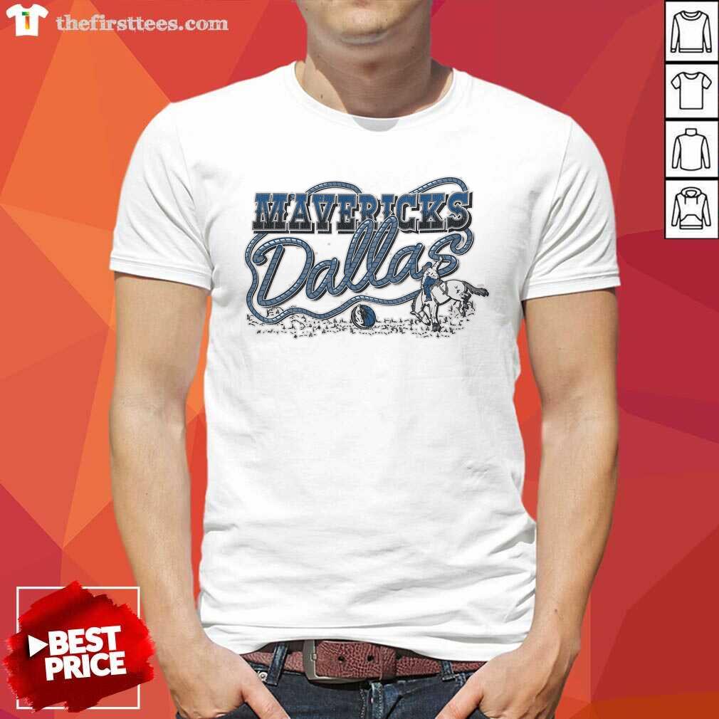 Shirt Nice Mavericks Dallas Rope Man Vintage T-Shirt