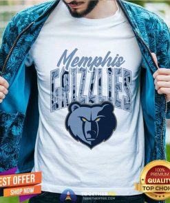 Nice Memphis Grizzlies Navy Tri-Ball T-shirt