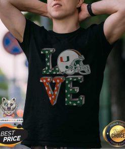Nice Miami Hurricanes Love T-Shirt