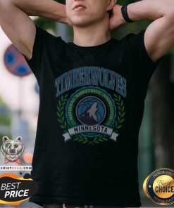 Nice Minnesota Timberwolves Crest National Basketball Association T-Shirt