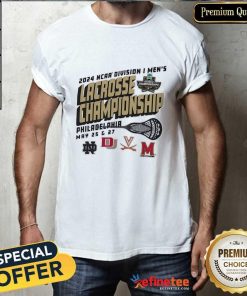 Nice NCAA Division I Men’s Lacrosse Championship 2024 Four Teams T-Shirt