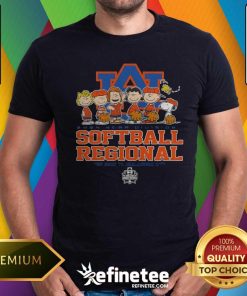 Nice Peanuts 2024 NCAA Division Softball Regional Auburn Tigers Shirt