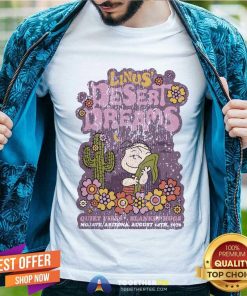 Nice Peanuts Linus Dersert Dreams T-shirt