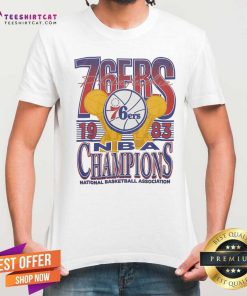 Nice Philadelphia 76ers NBA Champions National Basketball T-Shirt