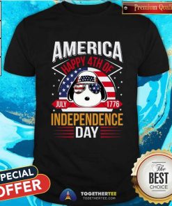 Nice Snoopy America Independence Day Happy 4th Of July T-Shirt