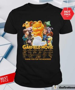 Nice The Garfield Movie Thank You For The Memories T-Shirt