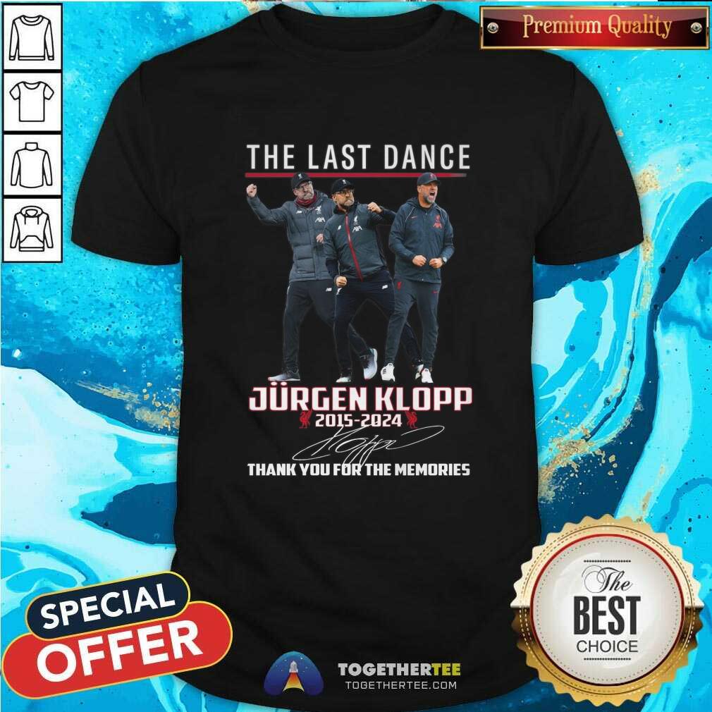 Shirt Nice The Last Dance Jurgen Klopp 2015-2024 T-Shirt
